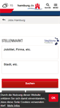 Mobile Screenshot of jobsuche.hamburg.de