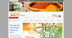 Desktop Screenshot of indiaweek.hamburg.de