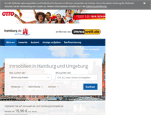 Tablet Screenshot of immobilien.hamburg.de
