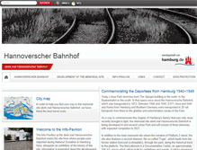 Tablet Screenshot of hannoverscher-bahnhof-english.hamburg.de