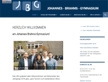 Tablet Screenshot of johannes-brahms-gymnasium.hamburg.de