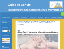 Tablet Screenshot of goldbek-schule.hamburg.de