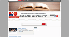 Desktop Screenshot of bildungsserver.hamburg.de