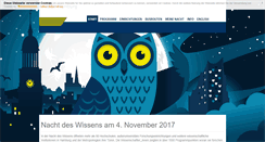 Desktop Screenshot of nachtdeswissens.hamburg.de